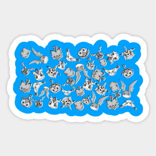 Digital Virus Busters Sticker